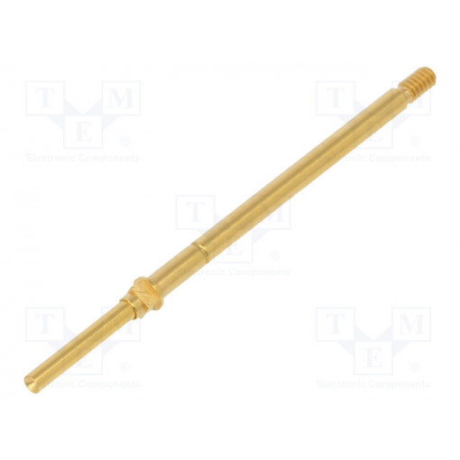 TK32SCR.09.1,30.C.150.A; Test probe; Operational spring compression: 4mm; 5A; Ø: 1.3mm; TEKON