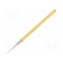 TK35N.12.0,80.S.170.R; Test probe; Operational spring compression: 6.4mm; 3A; Ø: 0.8mm; TEKON