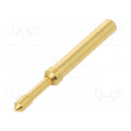 TK37N.06.2,30.M.300.A; Test probe; Operational spring compression: 4.5mm; 3A; Ø: 2.3mm; TEKON
