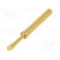 TK37N.08.2,30.M.300.A; Test probe; Operational spring compression: 4.5mm; 3A; Ø: 2.3mm; TEKON