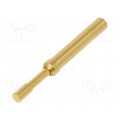 TK37N.10.4,00.M.300.A; Test probe; Operational spring compression: 4.5mm; 3A; Ø: 4mm; TEKON