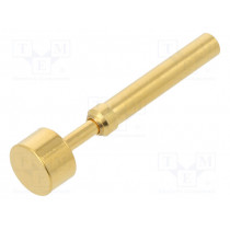 TK37N.10.6,50.M.300.A; Test probe; Operational spring compression: 4.5mm; 3A; Ø: 6.5mm; TEKON