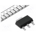 TLV1117-33IDCY; IC: voltage regulator; LDO,fixed; 3.3V; 0.8A; SOT223; SMD; ±4%; TEXAS INSTRUMENTS