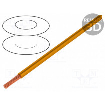 0243 002 33; Wire; TLY; stranded; Cu; 0.35mm2; orange; PVC; 150V; 500m; Class: 5; TECHNOKABEL 0243 002 33; Wire; TLY; stranded; Cu; 0.35mm2; orange; PVC; 150V; 500m; Class: 5; TECHNOKABEL