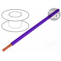 0243 002 43; Wire; TLY; stranded; Cu; 0.35mm2; violet; PVC; 150V; 500m; Class: 5; TECHNOKABEL 0243 002 43; Wire; TLY; stranded; Cu; 0.35mm2; violet; PVC; 150V; 500m; Class: 5; TECHNOKABEL