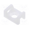 TM2S6-C; Cable tie holder; polyamide; UL94V-2; natural; Ht: 7mm; L: 18.8mm; PANDUIT