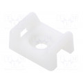 TM3S10-C; Cable tie holder; polyamide; UL94V-2; natural; Ht: 9.4mm; L: 21.9mm; PANDUIT