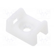 TM3S10-C; Cable tie holder; polyamide; UL94V-2; natural; Ht: 9.4mm; L: 21.9mm; PANDUIT