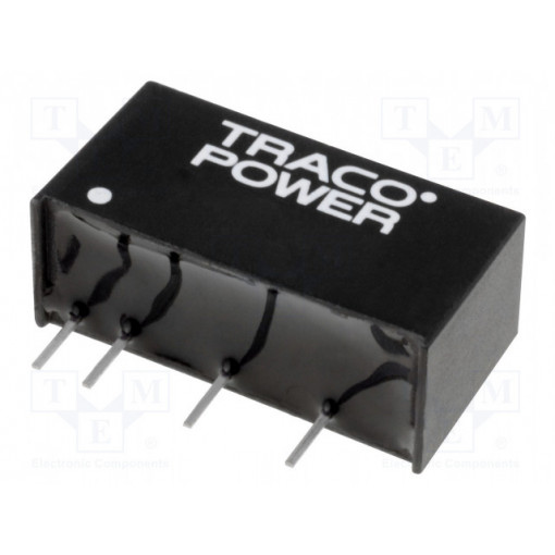 TMH1215D; Converter: DC/DC; 2W; Uin: 10.8÷13.2V; Uout: 15VDC; Uout2: -15VDC; TRACO POWER