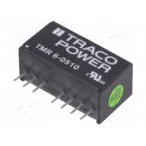TMR 6-0510; Converter: DC/DC; 6W; Uin: 4.5÷9V; 3.3VDC; Iout: 1300mA; SIP8; 4.8g; TRACO POWER