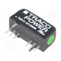 TMR 6-4819WIR; Converter: DC/DC; 6W; Uin: 18÷75V; 9VDC; Iout: 666mA; SIP8; 5.9g; TRACO POWER