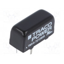 TMR 6-7212WIR; Converter: DC/DC; 6W; Uin: 43÷160V; 12VDC; Iout: 500mA; SIP8; 5.9g; TRACO POWER