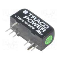 TMR 6-7215WIR; Converter: DC/DC; 6W; Uin: 43÷160V; 24VDC; Iout: 250mA; SIP8; 5.9g; TRACO POWER
