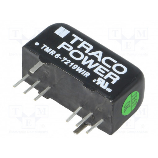 TMR 6-7219WIR; Converter: DC/DC; 6W; Uin: 43÷160V; 9VDC; Iout: 666mA; SIP8; 5.9g; TRACO POWER