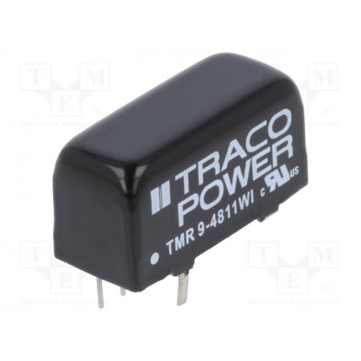 TMR 9-4811WI; Converter: DC/DC; 9W; Uin: 18÷75V; 5VDC; Iout: 1600mA; SIP8; 5.9g; TRACO POWER