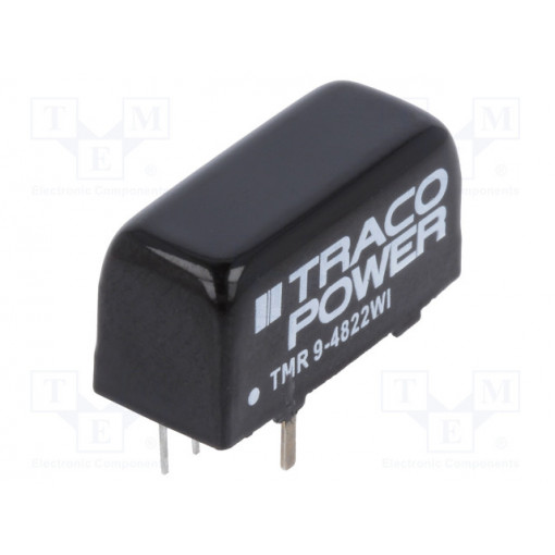 TMR 9-4822WI; Converter: DC/DC; 9W; Uin: 18÷75V; Uout: 12VDC; Uout2: -12VDC; SIP8; TRACO POWER