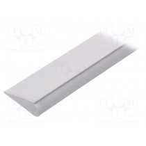WALLE12 D WH 1M SET STANDARD; Profiles for LED modules; white; surface; white; L: 1m; aluminium; TOPMET