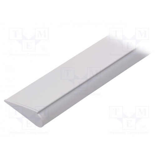 WALLE12 D WH 1M SET STANDARD; Profiles for LED modules; white; surface; white; L: 1m; aluminium; TOPMET