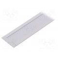 FLAT8 H/U WH 1M SET STANDARD; Profiles for LED modules; white; recessed; white; L: 1m; aluminium; TOPMET