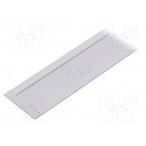 FLAT8 H/U WH 1M SET STANDARD; Profiles for LED modules; white; recessed; white; L: 1m; aluminium; TOPMET