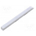 FLOOR12 K/U ANOD 1M SET STANDARD; Profiles for LED modules; white; recessed; natural; L: 1m; TOPMET