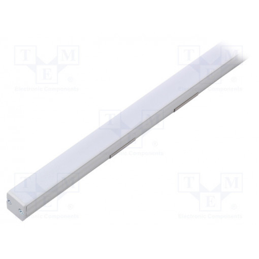 FLOOR12 K/U ANOD 1M SET STANDARD; Profiles for LED modules; white; recessed; natural; L: 1m; TOPMET