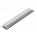 FRAME14 C WH 1M SET STANDARD; Profiles for LED modules; white; recessed; white; L: 1m; aluminium; TOPMET