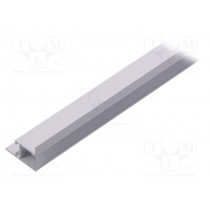 FRAME14 C WH 1M SET STANDARD; Profiles for LED modules; white; recessed; white; L: 1m; aluminium; TOPMET