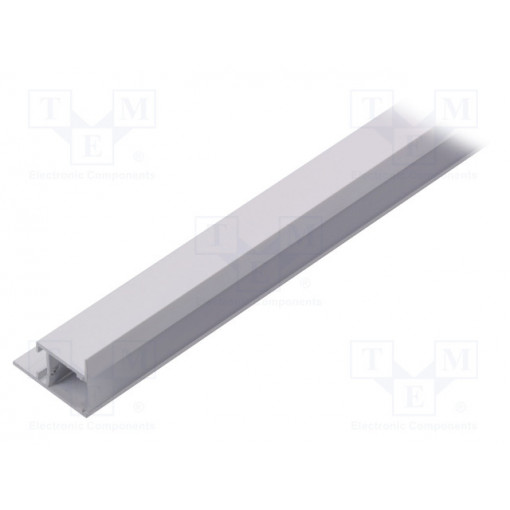 FRAME14 C WH 1M SET STANDARD; Profiles for LED modules; white; recessed; white; L: 1m; aluminium; TOPMET