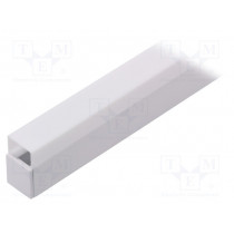 LINEA20 E7/Y WH 1M SET STANDARD; Profiles for LED modules; white; surface; white; L: 1m; aluminium; TOPMET