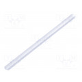 86050038; Cover for LED profiles; white; 1m; Application: PEN8; V: I; push-in; TOPMET