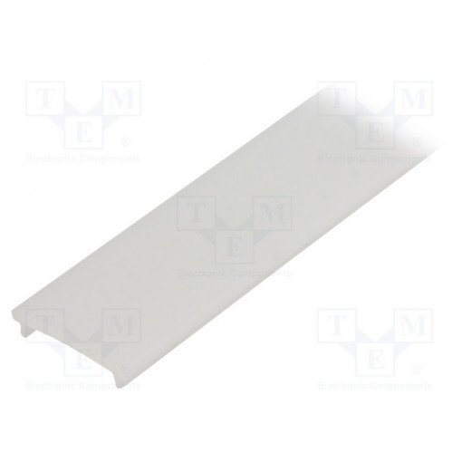 A2060038; Cover for LED profiles; white; 2m; V: F; push-in; TOPMET