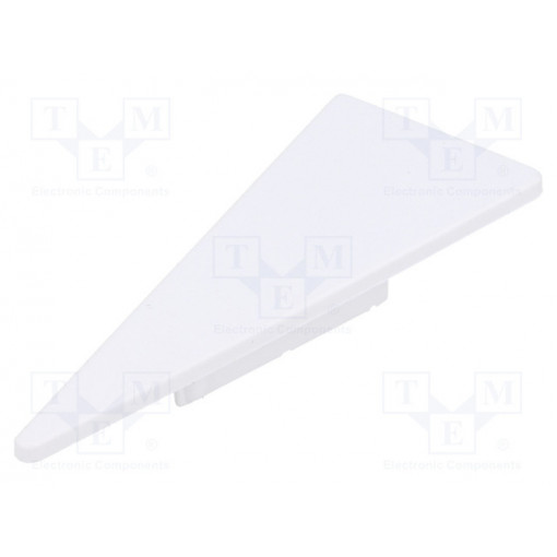 B8900001; Cap for LED profiles; white; ABS; Application: WALLE12; TOPMET