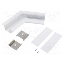 V4750001S; Connector 120°; white; aluminium; Application: VARIO30-05; TOPMET