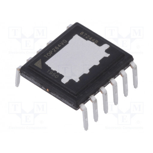 TOP264VG; PMIC; AC/DC switcher,SMPS controller; 59.4÷145kHz; eDIP-12B; POWER INTEGRATIONS