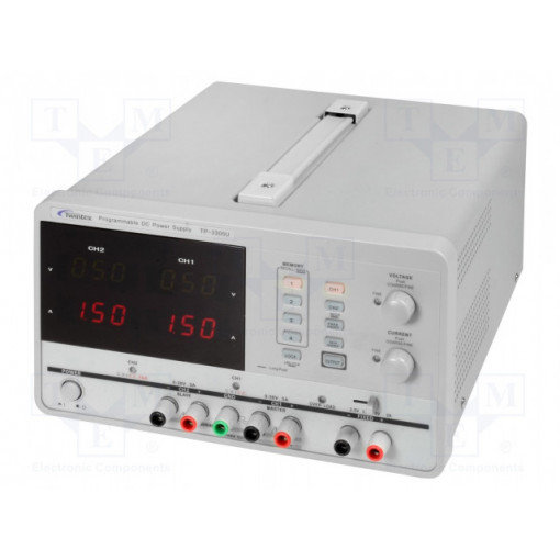 TP-3305U; Power supply: programmable laboratory; Channels: 3; 0÷30VDC; 5VDC; TWINTEX
