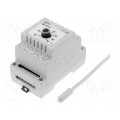 TPMC-6W; Module: regulator; NTC 47kOhm; temperature; NO,relay; DIN; -5÷5°C; ETRON
