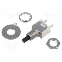 TP11SHZQE; Switch: push-button; Pos: 2; SPST; 0.4A/20VAC; 0.4A/20VDC; OFF-(ON); C&K