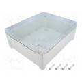 TPC 292411T; Enclosure: multipurpose; X: 239mm; Y: 289mm; Z: 107mm; TEMPO; grey; FIBOX
