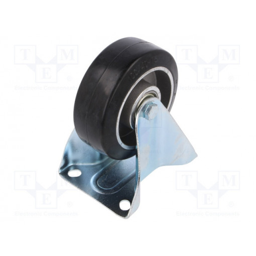 TPE-ALGE 100K; Transport wheel; Ø: 100mm; W: 40mm; H: 128mm; rigid; 150kg; -30÷70°C; RADER