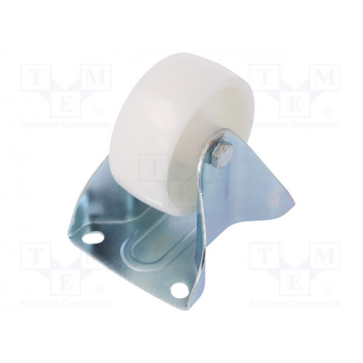 TPE-POB 80S; Transport wheel; Ø: 80mm; W: 35mm; H: 105mm; rigid; 150kg; -30÷80°C; RADER