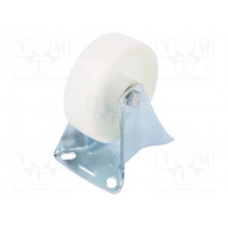 TPE-PPB 100S; Transport wheel; Ø: 100mm; W: 36mm; H: 128mm; rigid; 150kg; -15÷60°C; RADER