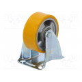 TPM-ALPU 100K; Transport wheel; Ø: 100mm; W: 40mm; H: 130mm; rigid; 200kg; RADER