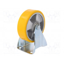 TPM-ALPU 125K; Transport wheel; Ø: 125mm; W: 40mm; H: 156mm; rigid; 300kg; RADER