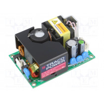 TPP 100-136A-J; Power supply: switched-mode; open; 100W; 120÷370VDC; 85÷264VAC; TRACO POWER