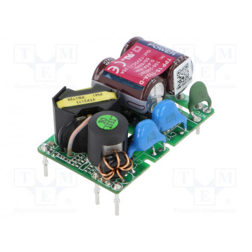 TPP 15-112A-D; Power supply: switched-mode; open; 15W; 120÷370VDC; 85÷264VAC; TRACO POWER