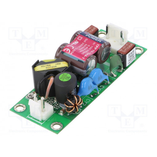 TPP 15-124A-J; Power supply: switched-mode; open; 15W; 120÷370VDC; 85÷264VAC; TRACO POWER
