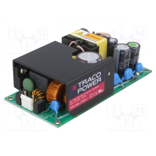 TPP 150-115A-J; Power supply: switched-mode; open; 150W; 120÷370VDC; 85÷264VAC; TRACO POWER