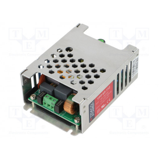 TPP 65-112; Power supply: switched-mode; modular; 65W; 12VDC; 5.42A; 172g; TRACO POWER