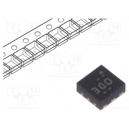 TPS70950DRVT; IC: voltage regulator; LDO,fixed; 5V; 0.15A; WSON6; SMD; -40÷125°C; TEXAS INSTRUMENTS